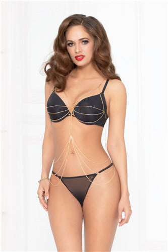 Gold Draped Body Chain 40171 OS